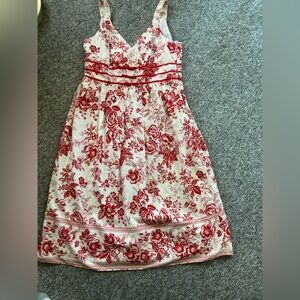 Robbie Bee Red & White Dress